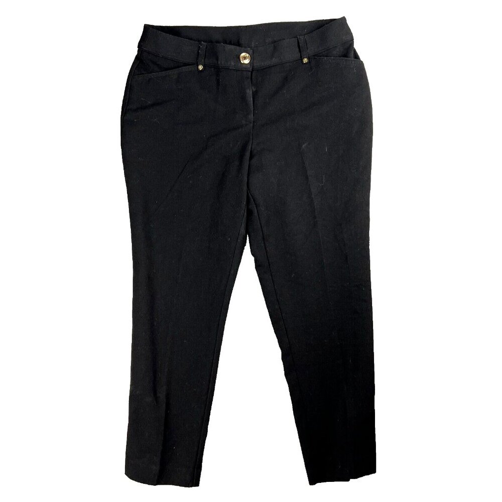 Anne Klein Womens Capri Style Dress Pants Size 12P Petite